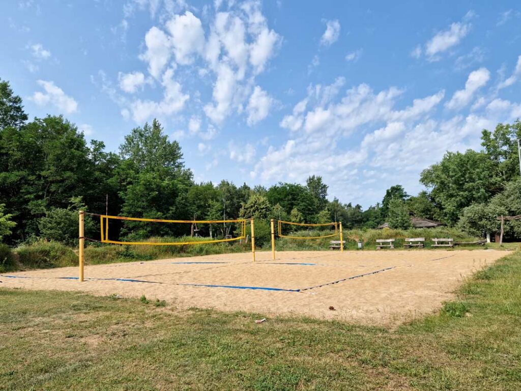 Baseballanlage mit Wettkampfmassen